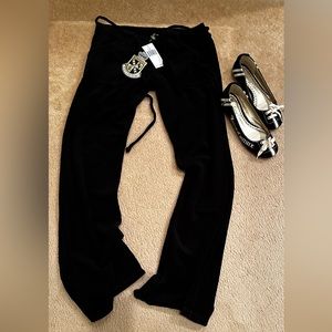 Juicy Couture Terry Cloth and Suede Slides